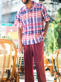 Stylisches Herren Zweiteiler-Set für warme Tage - SommerKlassiker