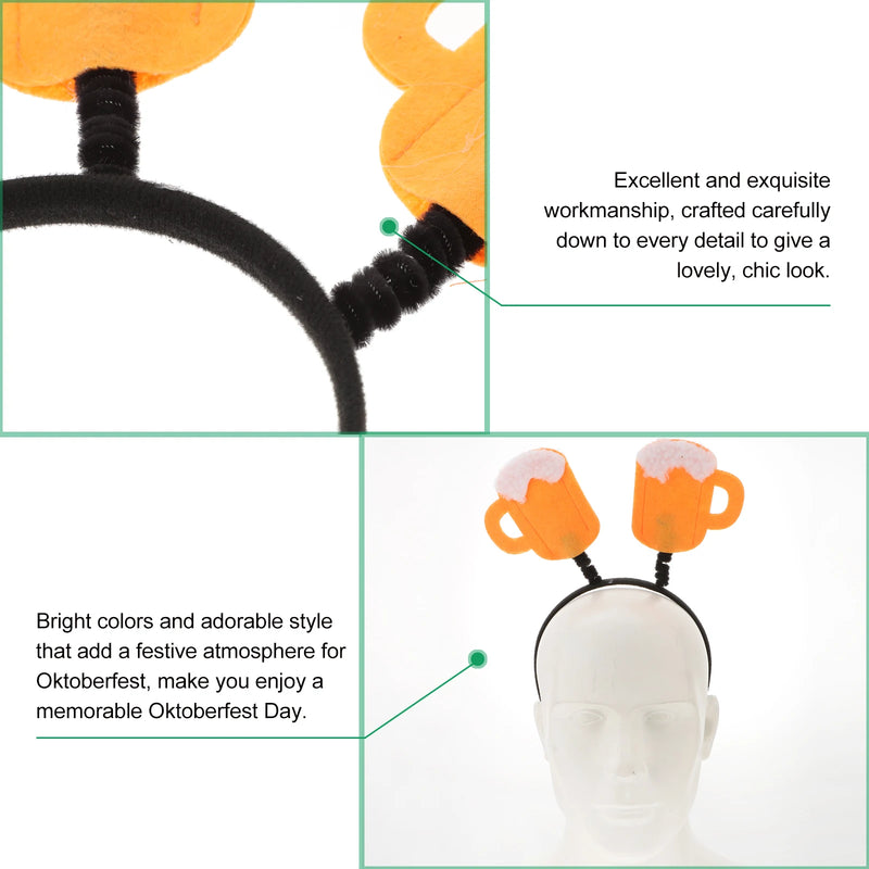 Haarreifen Set – SchaumSpaß Oktoberfest 2025 (6er-Set)