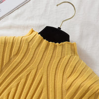 Damen Strickpullover mit Rollkragen und langen Ärmeln – Elodie