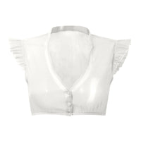 Dirndl Bluse mit Volantärmeln – Leni Oktoberfest 2025