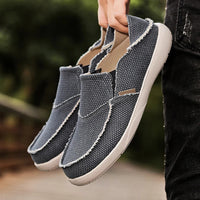 Leichte Canvas-Slipper für Herren | Atmungsaktive Herbst-Espadrilles - Niko