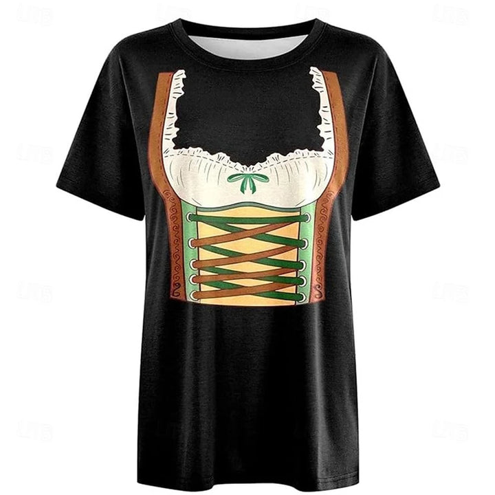 T-Shirt im Dirndl-Look – DirndlShirt Oktoberfest 2025