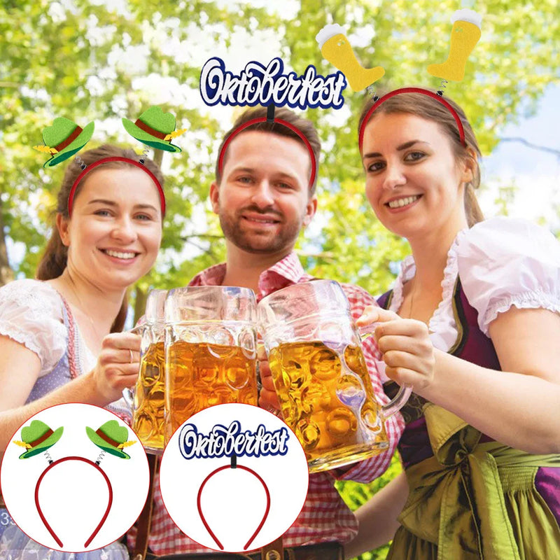 Haarreif-Set im Oktoberfest-Design (16-teilig) – KopfGaudi Oktoberfest 2025