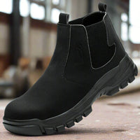 Herren Sicherheits-Werkstiefel wasserdicht mit Stahlkappe & breiter Passform – Magnus