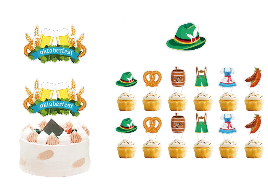 Party-Deko Set im Oktoberfest-Design – WiesnFreude Oktoberfest 2025