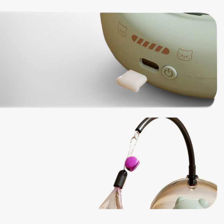 Slim Laser Katzenspielzeug mit Regenbogenlicht – Nola