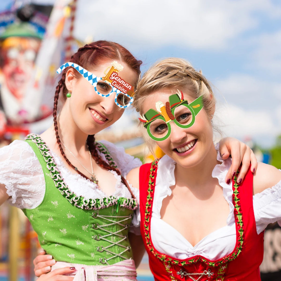 Fotobrillen Set (12 Stück)  – GaudiGläser Oktoberfest 2025
