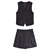 Zweiteiliges Sommeroutfit mit Vintage-Top – Amaya