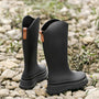 Damen Regenstiefel hoch & wasserdicht mit Komfortsohle – Maris