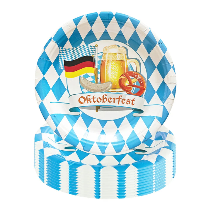 Einweg-Partygeschirr Set im Oktoberfest-Design – ProstPaket Oktoberfest 2025