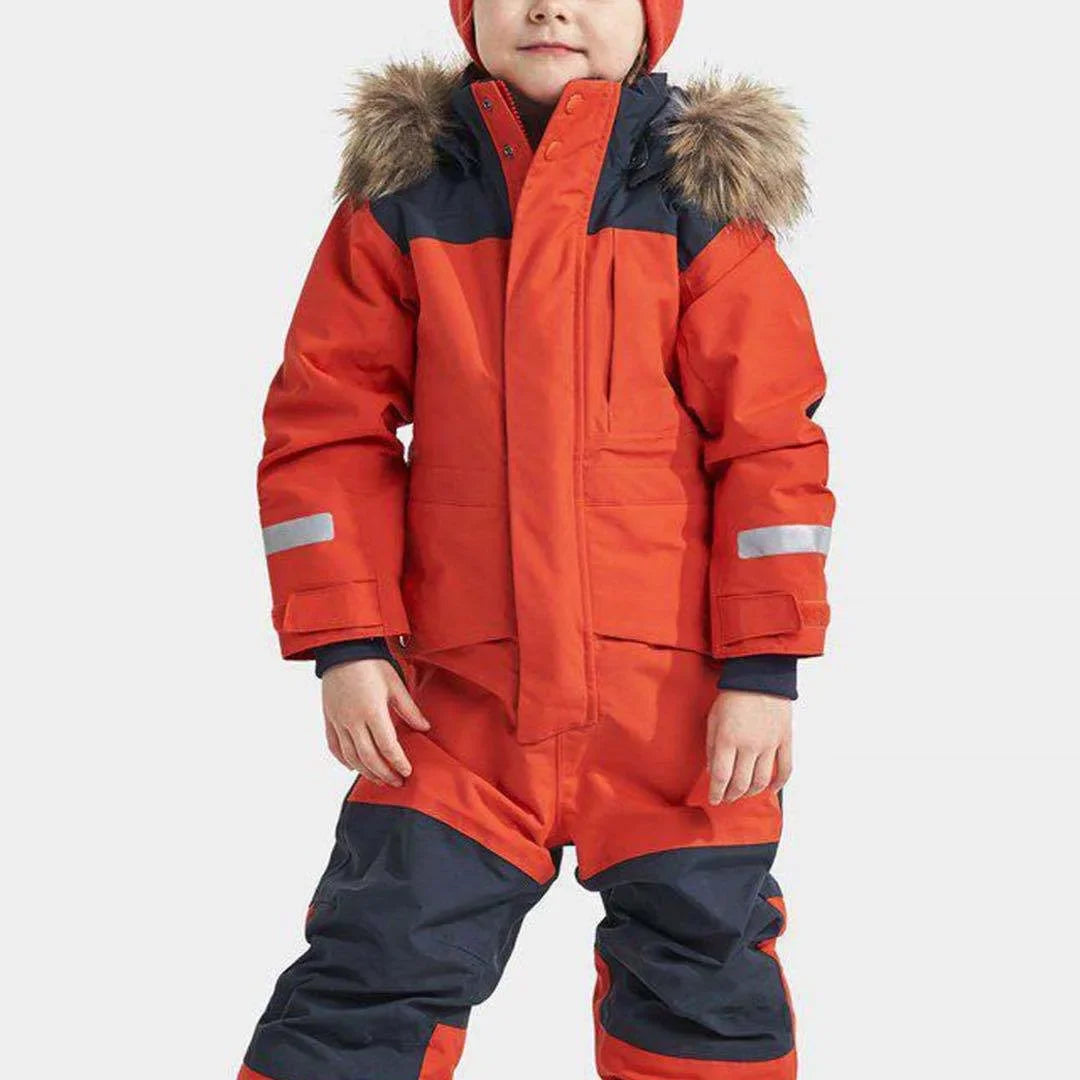Wasserdichter & winddichter Kinder-Winter-Skioverall mit Kapuze – Mika