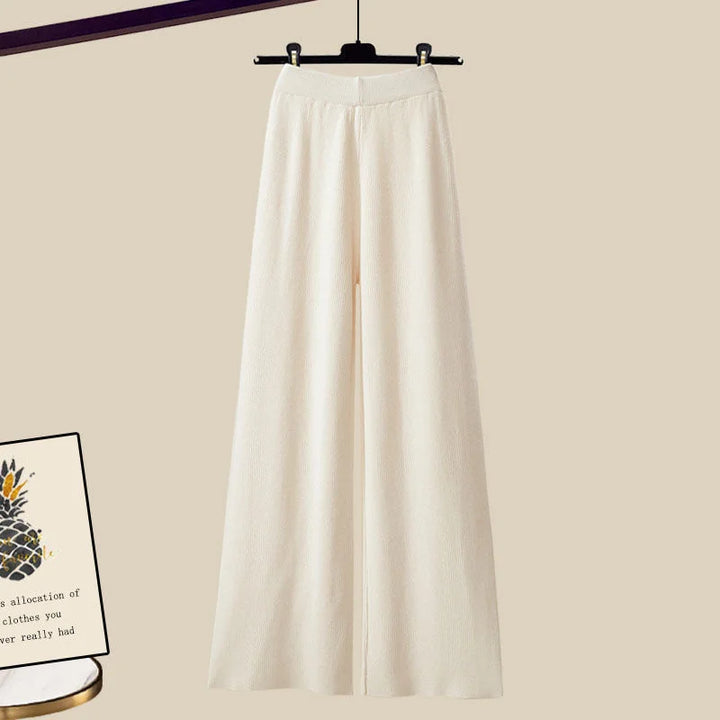 Dreiteiliges Damen Winter Outfit Set mit Strickjacke – Marisa