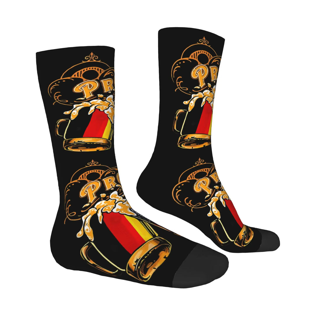 Socken mit Bierkrug-Print (2er-Set) – ProstSocken Oktoberfest 2025