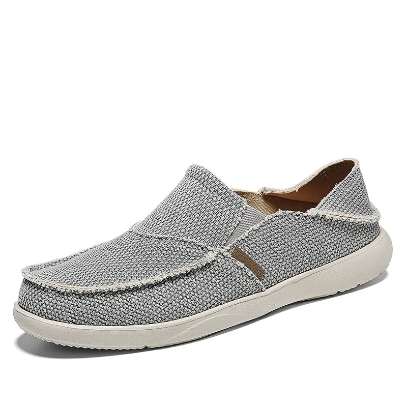 Leichte Canvas-Slipper für Herren | Atmungsaktive Herbst-Espadrilles - Niko