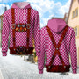 3D Trachten Hoodie mit Bierkrug-Print – ProstZeit Oktoberfest 2025