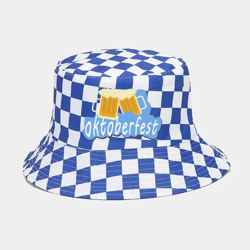 Fischerhut mit Rautenmuster – WiesnKaro Oktoberfest 2025