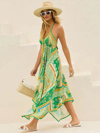 Luftiges & Stylisches Boho-Maxikleid mit Halterneck für Damen – Naya