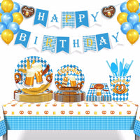 Einweg-Partygeschirr Set im Oktoberfest-Design – WeizenFreude Oktoberfest 2025