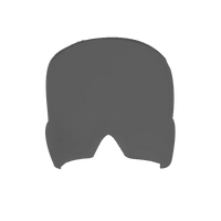 Graues Snowboard-Visier, Ersatzlinse, kratzfest, UV-Schutz, Wintersportzubehör.