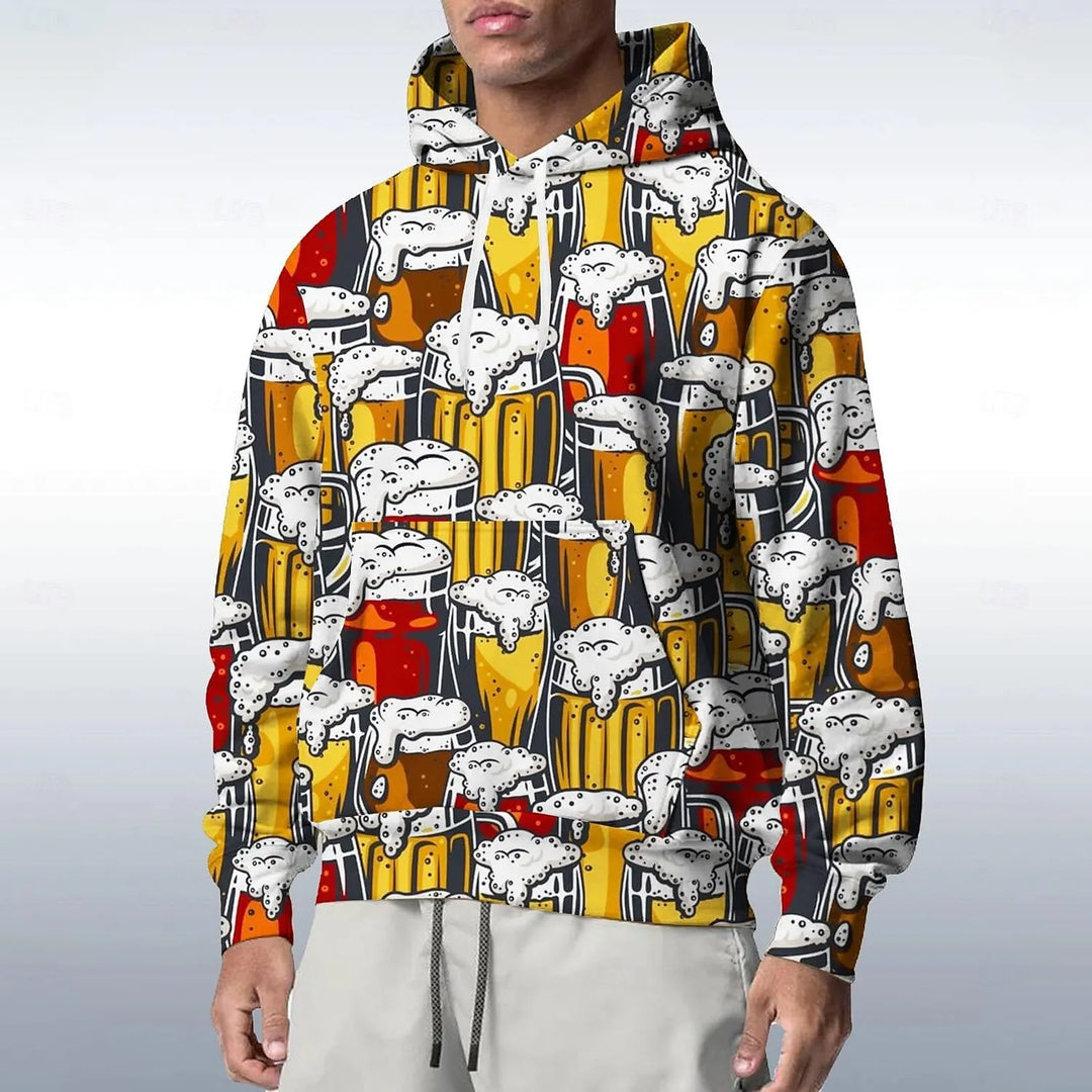 3D Bierkrug Hoodie – ProstStyle Oktoberfest 2025