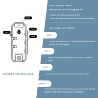 3-Teiliges Blaues ABS-Hartschalenkofferset – Belgrado