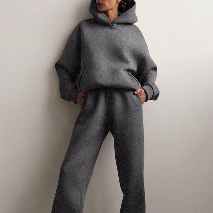 Damen Oversized Lounge Jogging Set – Liv Herbstedition