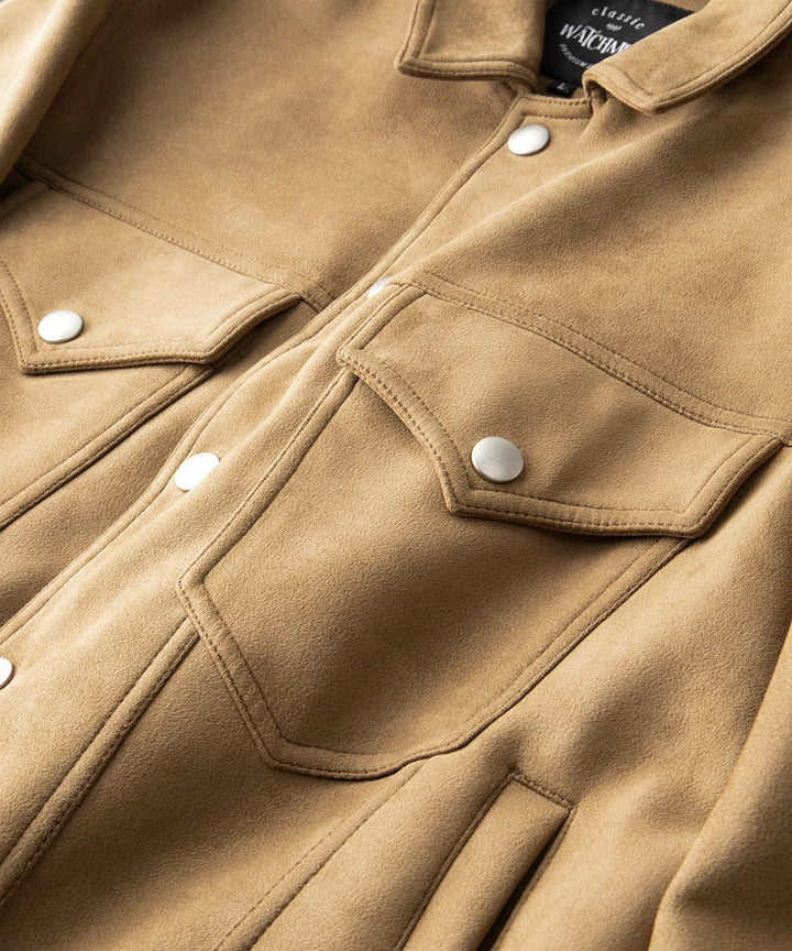 Suède Look Herrenjacke – Rafael