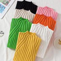 Damen Strickpullover mit Rollkragen und langen Ärmeln – Elodie