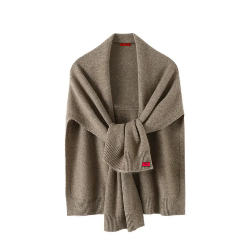 Damen Strick-Umhang aus weichem Material – Lorena