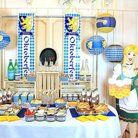 Papier-Lampionen Set im Oktoberfest-Design (3-teilig) – LichtFreude Oktoberfest 2025