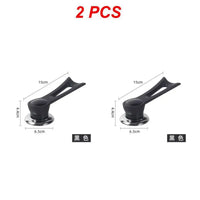 2 schwarze Türstopper aus Gummi, 15 cm, rutschfest, robust, 2er-Set, Türhalterung.