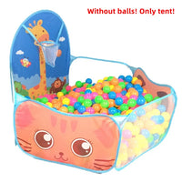 Faltbares Ballspielzelt mit Korb – Sicheres Indoor-Outdoor Spielzimmer