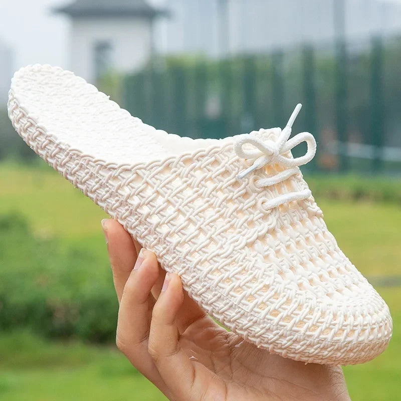 Atmungsaktive Damen Outdoor-Loafer mit Offener Zehenpartie – Linaya