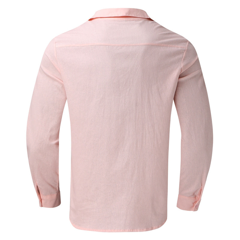 Stilvolles Herbsthemd in Übergröße für Herren – Hayes