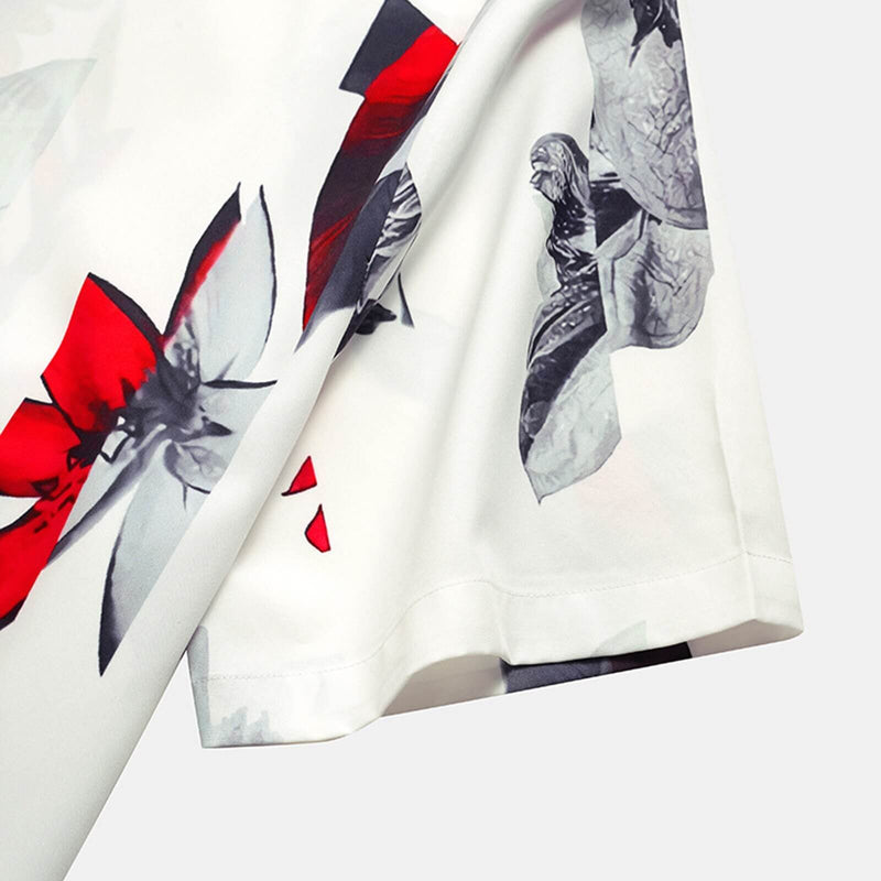 Sommerbluse für Herren mit tropischem Flair - AlohaVibes