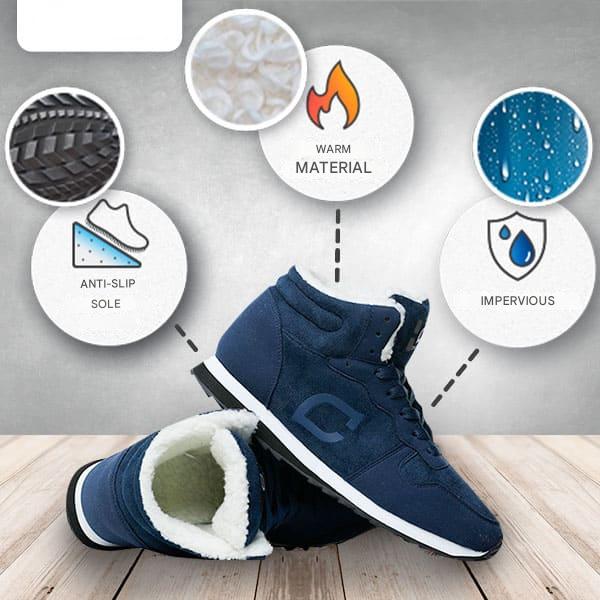 Warme Winter-Herrenschuhe mit gefüttertem Innenleben – Ruben