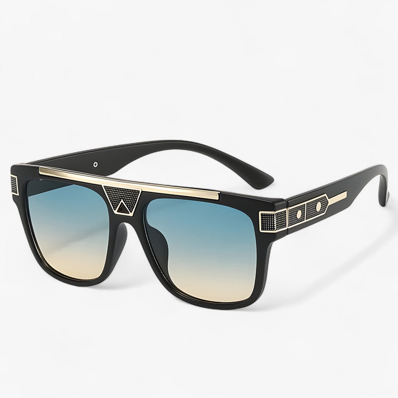 Vintage Piloten-Sonnenbrille mit Spiegelgläsern – Aerion