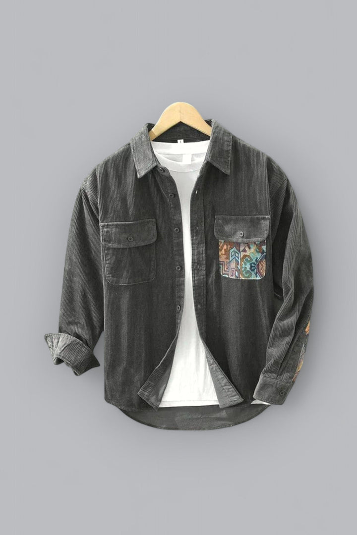 Baumwoll-Herrenhemd mit langen Ärmeln - Herbstedition Quinten