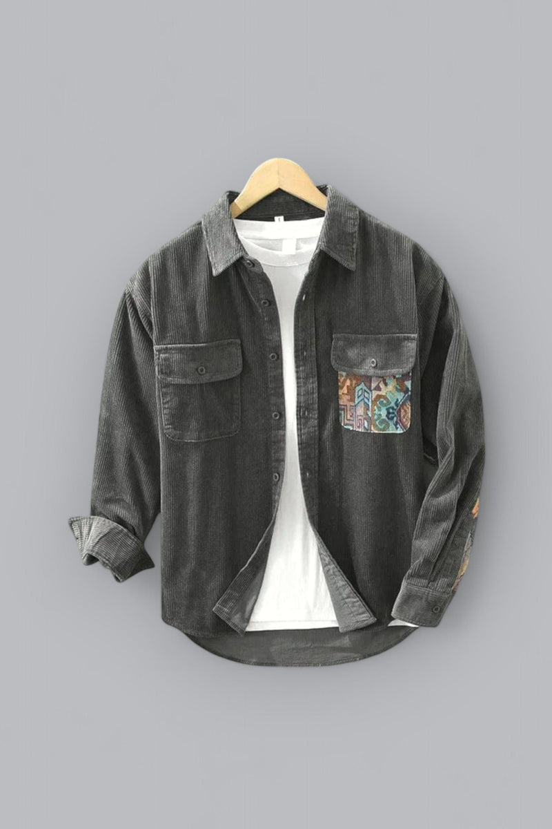 Baumwoll-Herrenhemd mit langen Ärmeln - Herbstedition Quinten