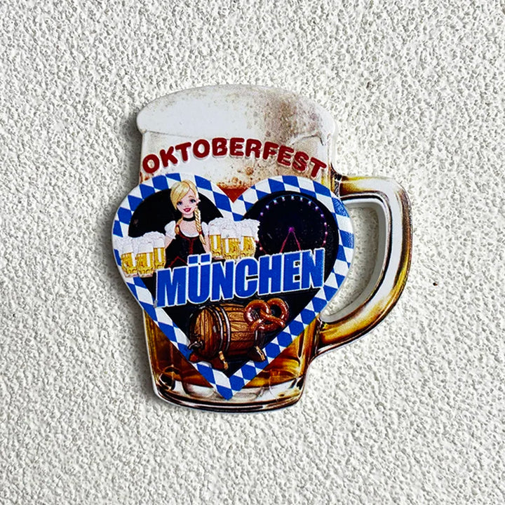 Kühlschrankmagnet „München 3D“ – BayernMagnet (1+1 Gratis) Oktoberfest 2025