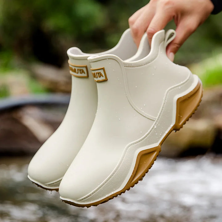 Damen Regenstiefel halbhoch & wasserdicht mit Antirutschsohle – Nivara