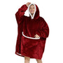Oversized Fleece-Decke mit Kapuze & Taschen – SnugJoy