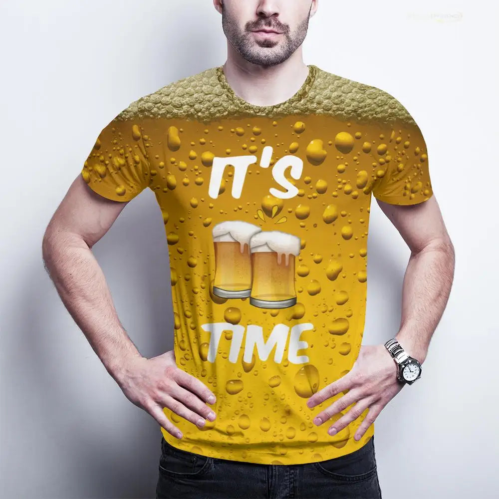 T-Shirt im Bier-Design – SchaumShirt Oktoberfest 2025