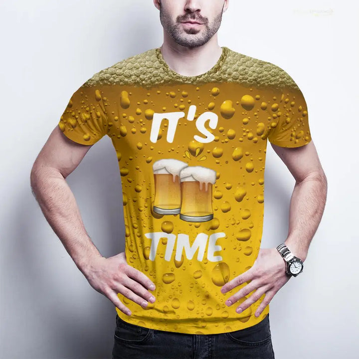 T-Shirt im Bier-Design – SchaumShirt Oktoberfest 2025