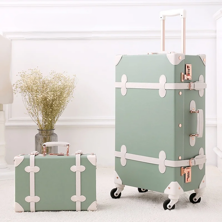 Retro-Hartschalenkoffer Set – Valencia