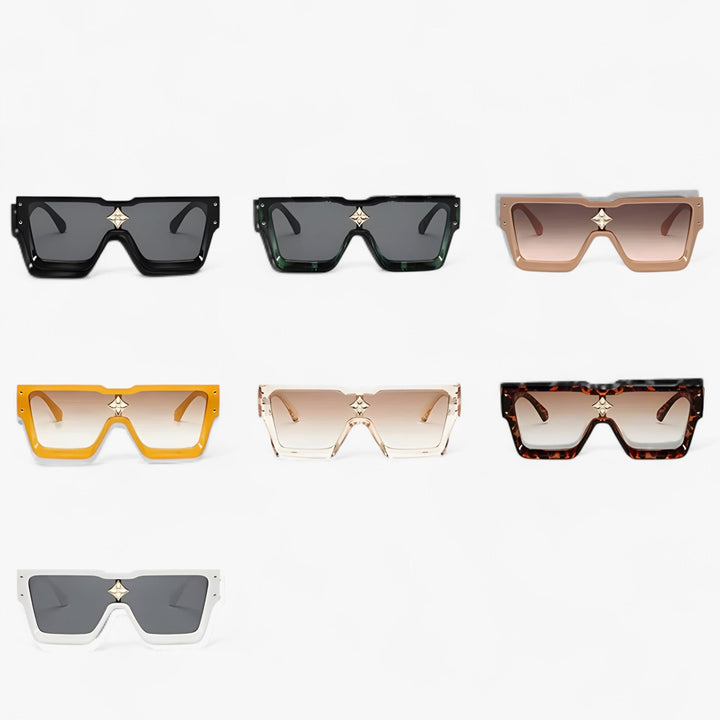 Gespiegelte Punk-Sonnenbrille – Revik