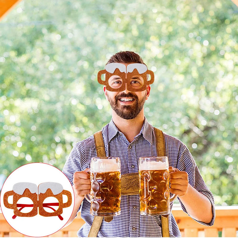 Partybrillen Set im Oktoberfest-Design (12-teilig) - 1+1 Gratis – SpaßBrillen Oktoberfest 2025