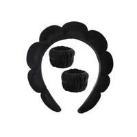 Plüsch Spa Kopfband & Handgelenkband Set - Fluffiea