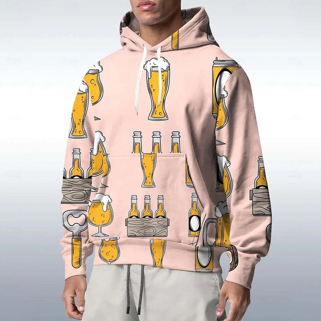 3D Bierkrug Hoodie – ProstStyle Oktoberfest 2025
