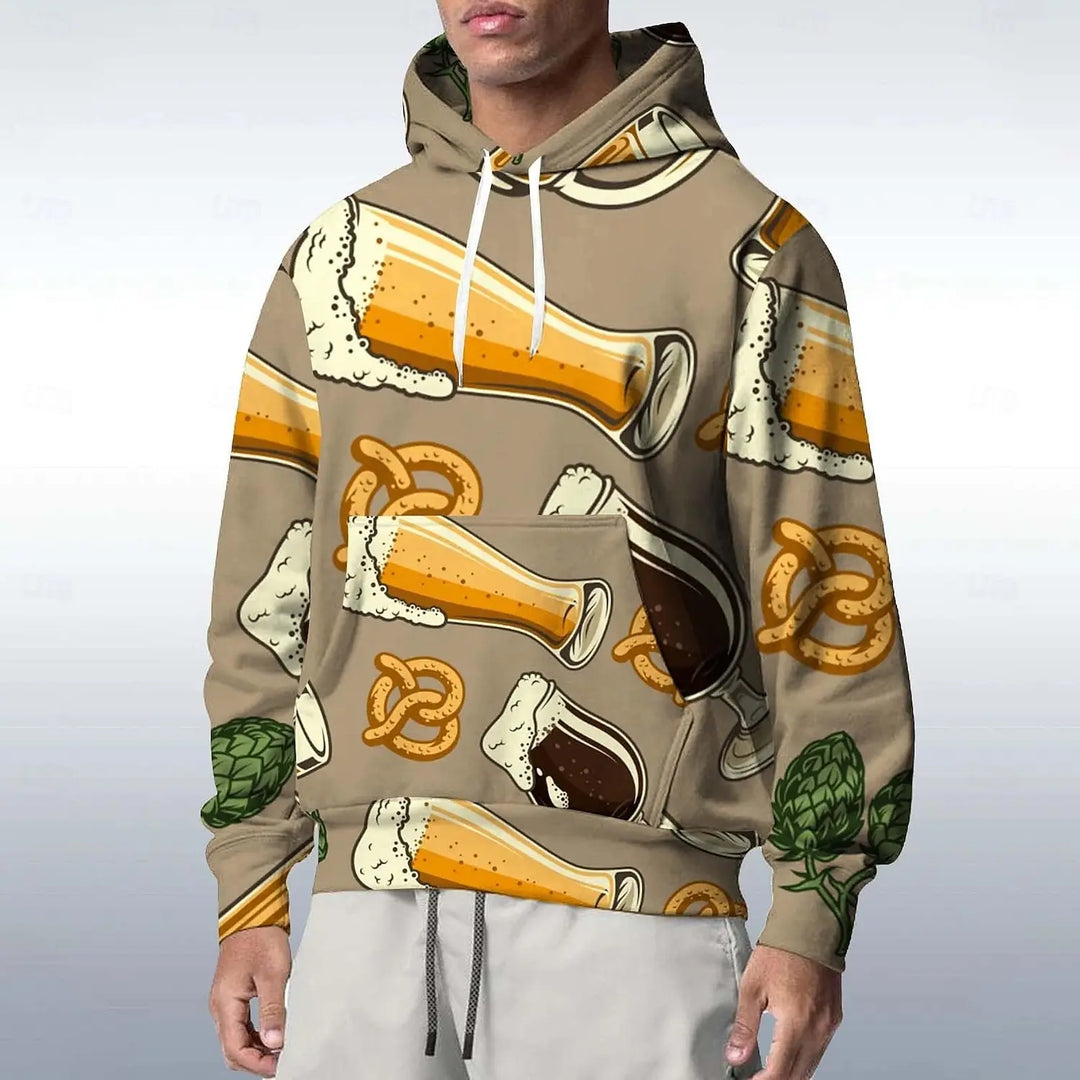3D Bierkrug Hoodie – ProstStyle Oktoberfest 2025